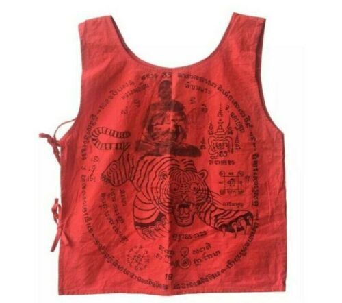 Talisman Shirt Pha Yant LP Pern Cloth Wat Bangpra Mantra Thai Buddha Amulet