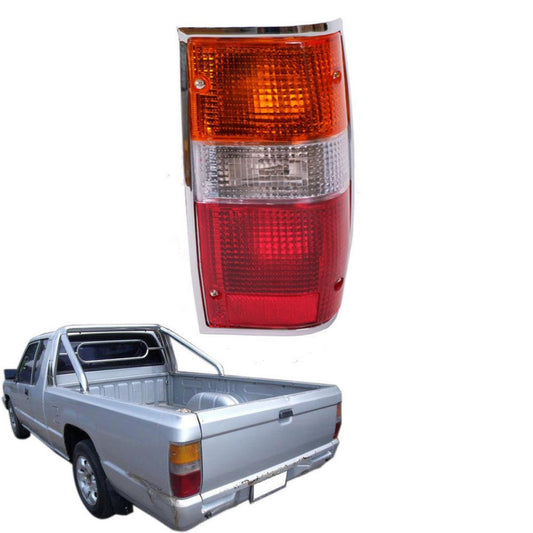 Tail Lights Lamp Chrome Rim RH Fits Mitsubishi Mighty Max pickup 1986-1996