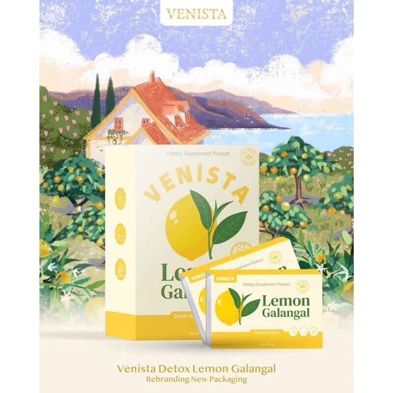 10x Venista Lemon Galangal Clean Help Excretion Hunger Control Diet Supplement