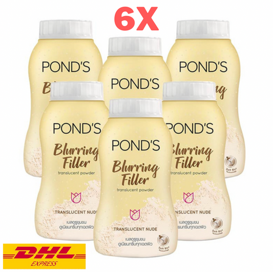 6x Pond's Blurring Filler Translucent Powder Nude Pore Cove Smooth Face Skin 50g