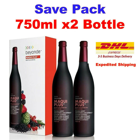 2x Beyonde Maqui Plus Super Anti-oxidant Multi Fruit Berry 750 ml