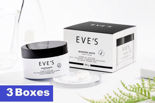 3X Eve’s Booster White Body Cream remove Wrinkles Dark spots faded Bright Skin