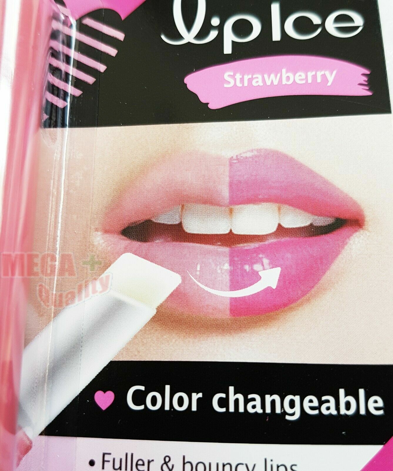 2 x MENTHOLATUM Lip Ice Sheer color Strawberry Lip Moisturizer 2g
