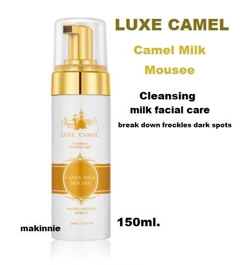 Camel Milk Mousse Luxe London Whitening Reduce Dark Spot Deep Cleansing Fresh