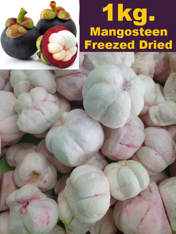 1 kg Mangosteen Freezed Dried Natural Thai Fruit Snack Healthy Delicious