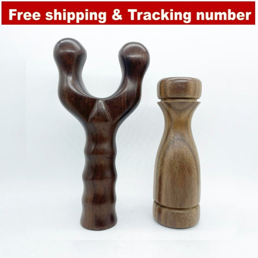 2Pcs Wooden Tool Set THAI TOK SEN Device Relieve Pain Aches Body