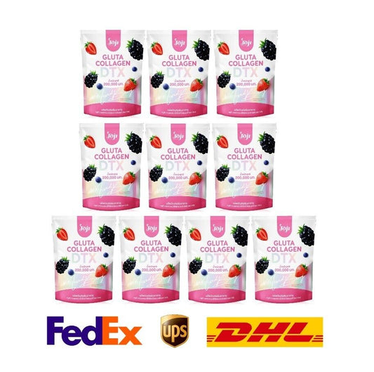 10x Joji Mixed Berry Drink Gluta Collagen DTX Vitamin Skin Radiant Antioxidant