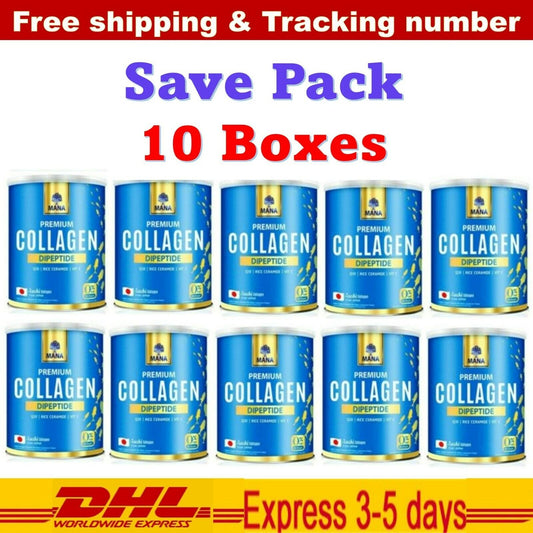 10 X Mana Collagen Dipeptide Plus Nano Brighten Skin Reduce Acne Dull Skin Joint