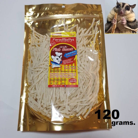 Paradise Snack Pet Fish Protein Sugar Glider Hamster Animal Teeth Care 120g.