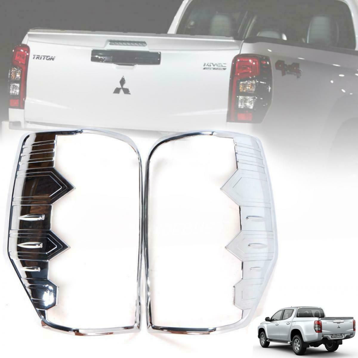 Tail Lamp Rear Light Cover Chrome Fit New Mitsubishi Triton L200 MY19 2019
