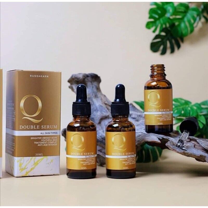 10x Q Double Serum Younger Skin Anti-Aging Brightening Reduce Dark Spot 30 ml