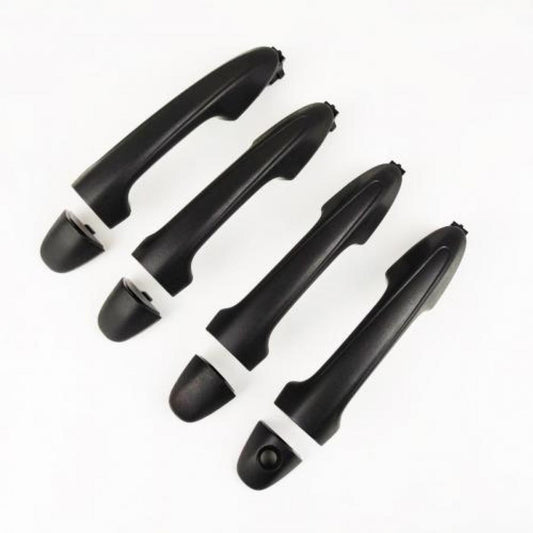 SET Exterior Outer Door Handle Matte Black For Toyota Hilux Revo Pickup 2015-19
