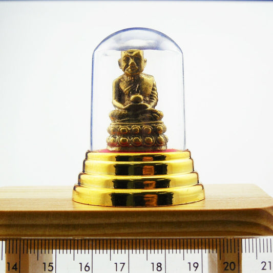 Cupping Phra LP Tuad Thuad Wat Chang Hai Statue South Thai Pendant Buddha Amulet