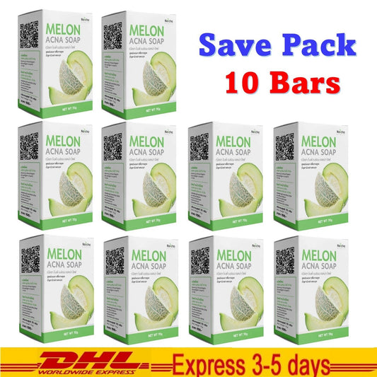 10x Melon Gluta Soap Sabai Melon Healthy Soap Skin 70g