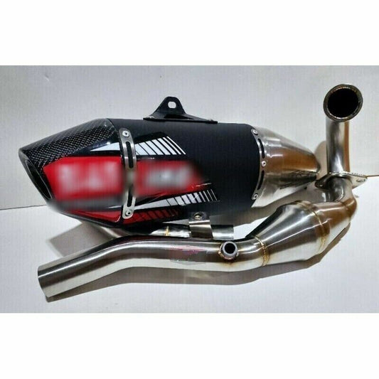 Black Exhaust Full Systems Pipe Stainless Steel Part HONDA CRF250 2012-2020
