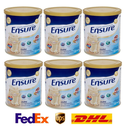 6x Ensure Vanilla Milk Powder Meal Replacement High Protein Nutrition Supplement