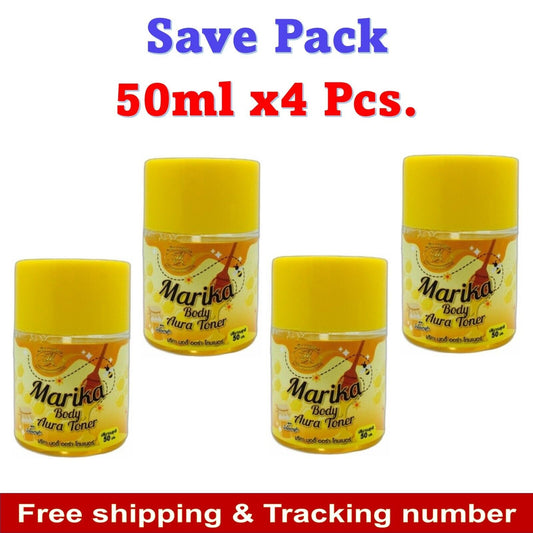 Marika Body Aura Toner Clear Skin Scurf Remover Manuka Honey (50ml x 4Pcs)