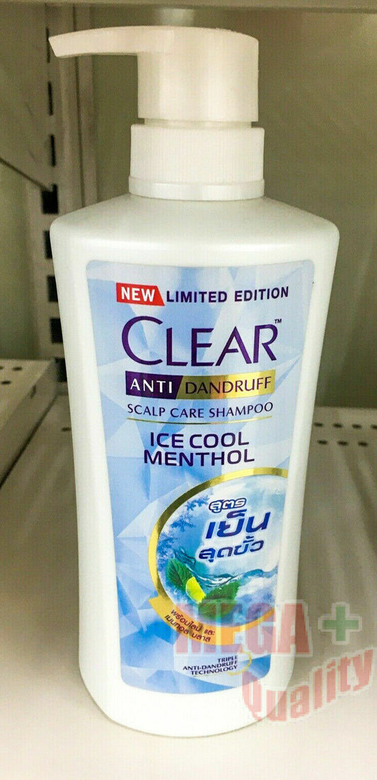 CLEAR Triple Anti Dandruff Scalp Care Shampoo Ice COOL Menthol Lime 425ml