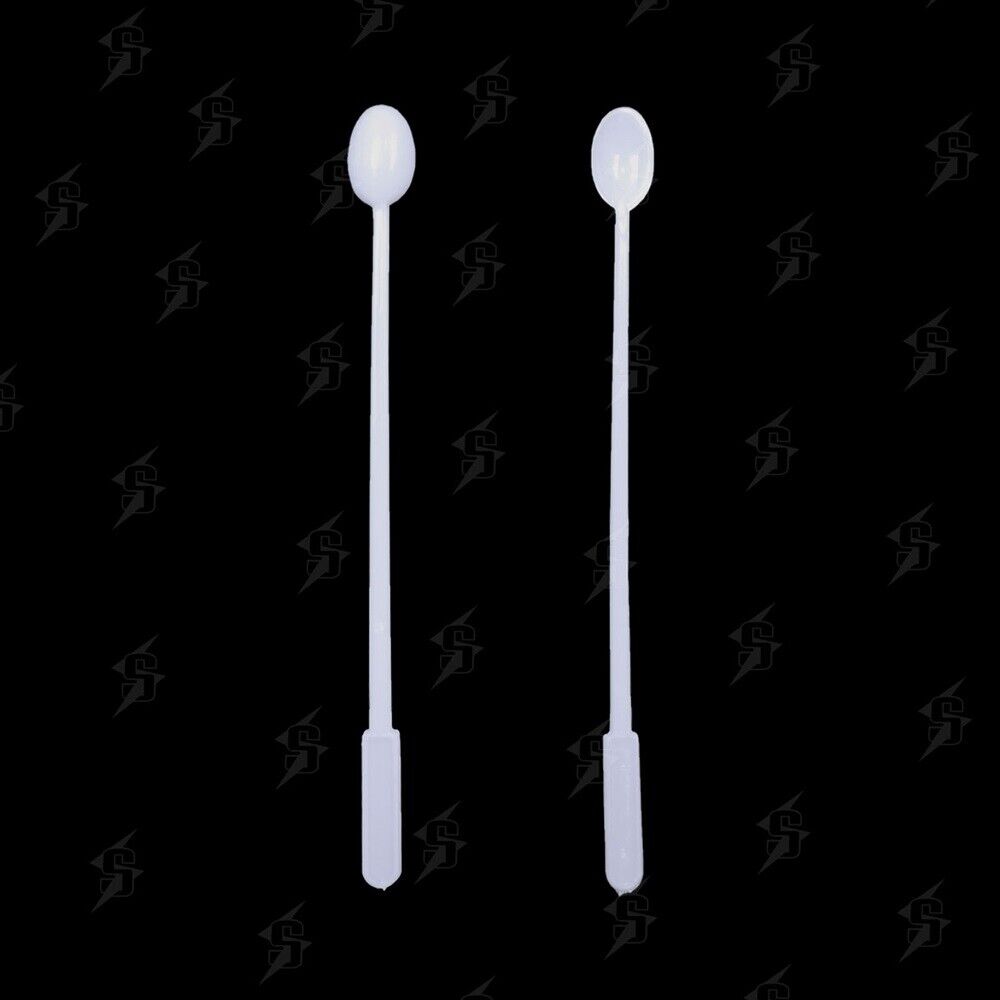 1,000 Pcs Stirrer Coffee Tea Cocktail Spoons Plastic Disposable Utensil Mini 5"