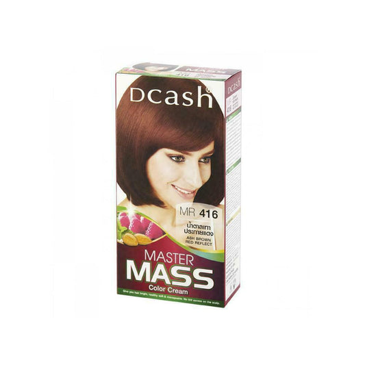 Dcash Master Mass Color Cream MR416 Ash Brown Red Reflect 50 ml Fruit Essence