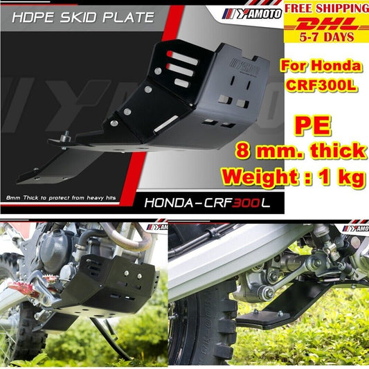 U5 UNDER FAIRING CRACK SKID PLATE GUARD FOR HONDA CRF300 CRF300L PE 8 mm. Thick