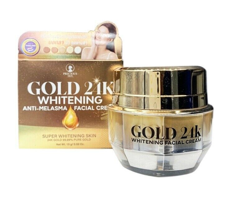 6X 15g.Gold 24K PRECIOUS SKIN THAILAND Facial Cream Antioxidant Skin Care