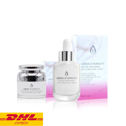 AOVA Eternity Abalone Serum + Cream Moisturizing Lifting Facial Anti-Aging SET