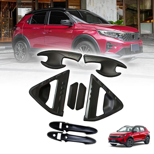 Matte Black SET NON KEYLESS Door Handle Bowl Cover FIT Honda WR-V 2023-25 DG4