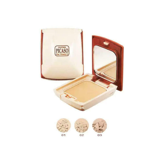 SUPER PICASO UV Two Way Powder Cake Plus Vitamin E #02 11 g