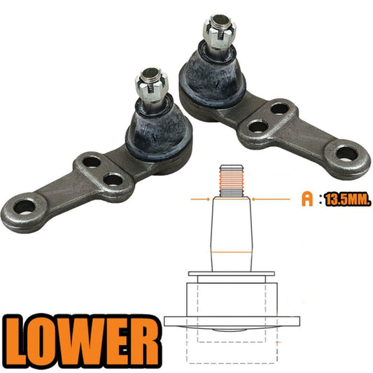2x Ball Joint Lower Fit For Nissan Sunny Sentra B11 1982 1983 1984 1985
