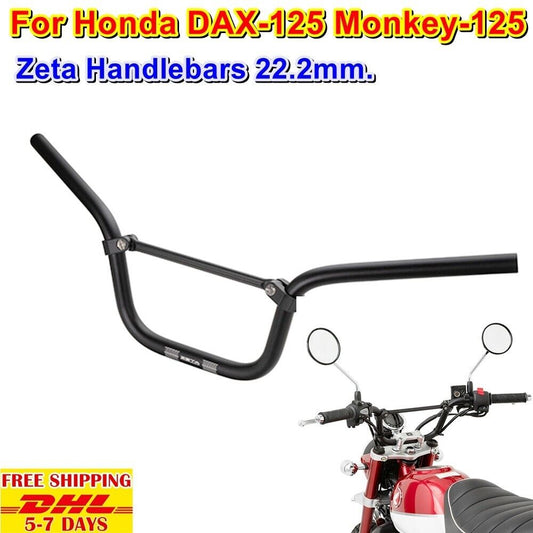 Motorcycle Handlebar Bike For Honda Monkey Dax 125 Parts Bar Handle Clamp Bagger