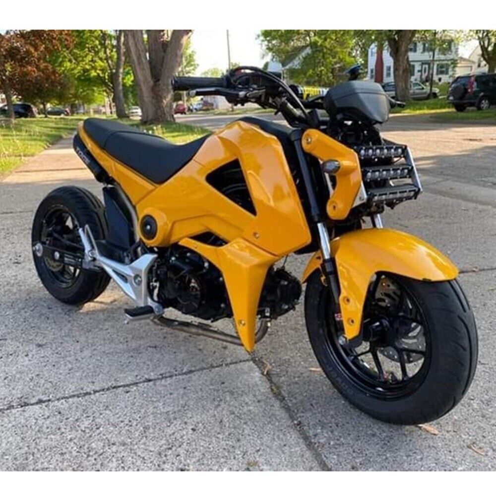 3 Row Modified LED Headlight Honda MSX Grom Red Motorcycle Parts Short line