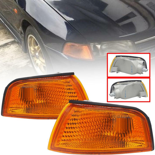 Corner Lamp Light Amber Pair For Mitsubishi Lancer CK2 Mirage Sedan 1997-2001