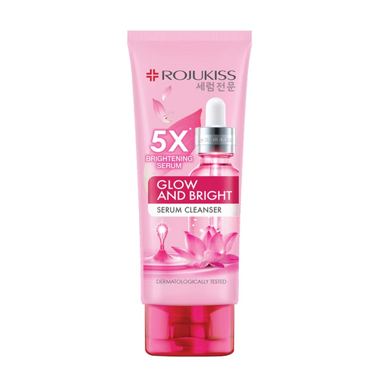 Rojukiss Glow and Bright Serum Cleanser Brightening Skin Radiant Glow Face 100ml