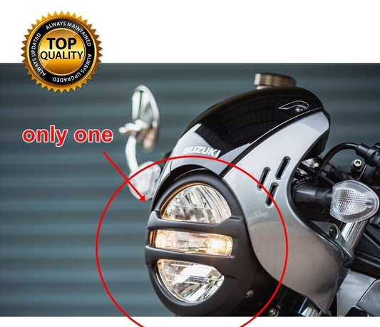 Black Front Headlight Cover MOTOZAAA Grill For Suzuki Sv650x