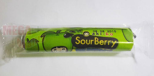 aki-ko SourBerry Sour gummy drop Gelatin Gummy Chewy Candy Apple Juice 18g