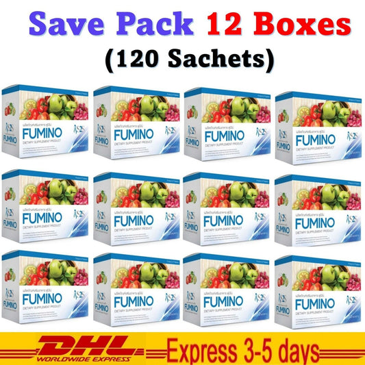 12x Fumino Detox Natural High Fiber Reduce Belly Fat Weight Loss Slimming Body