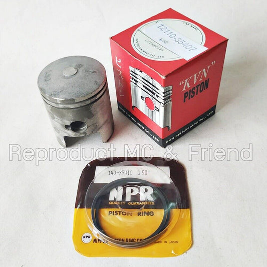 Suzuki RC80 Piston & Ring Set Oversize 1.50 (Diameter = 48.50mm.) 12110-35407