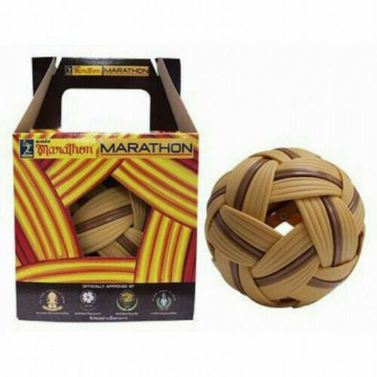 Thai Traditional Sport Game SEPAK TAKRAW Rattan Wood Handmade Ball MARATHON