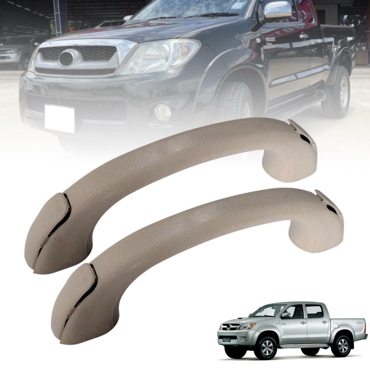 Fit 05+ Toyota Hilux Vigo SR5 Mk6 Interior roof Handle Grip A-Pillar LH+RH