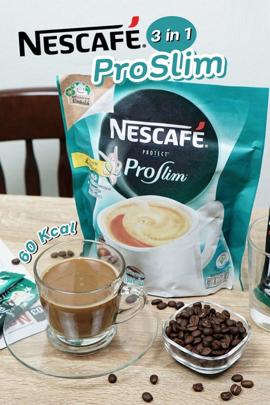 Nescafe Protect Proslim 3in1 Instant Coffee Mix Control Weight Diet 34 sachets