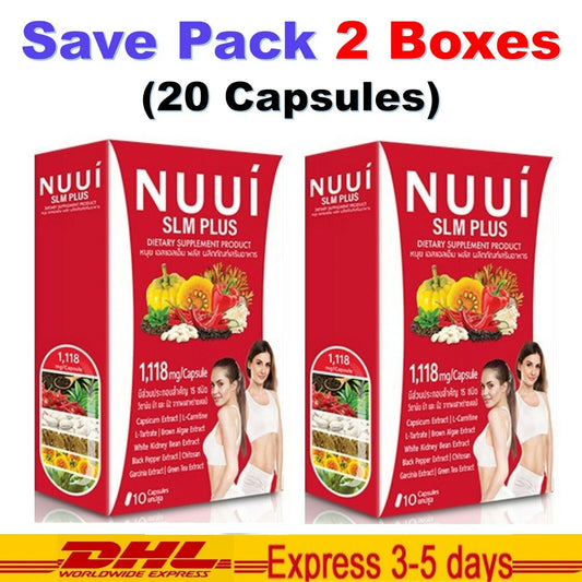 2x NUUI SLM PLUS Weight Loss Control Sliming Supplement Herbal DIETARY Vitamin