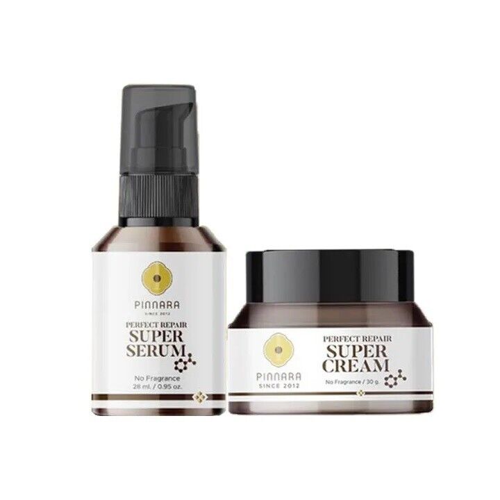 Pinnara Perfect Repair Super Serum & Cream moisturized soft skin reduce wrinkles