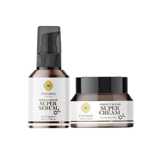 Pinnara Perfect Repair Super Serum & Cream moisturized soft skin reduce wrinkles