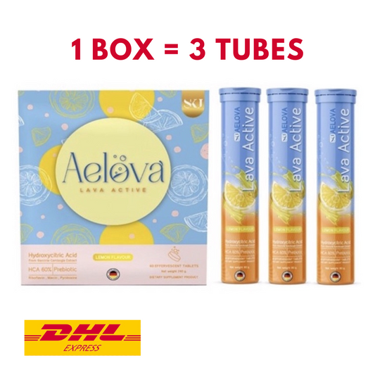 Aelova Lava Active Diet Supplement Weight Control Slim Effervescent Tablet 1 BOX