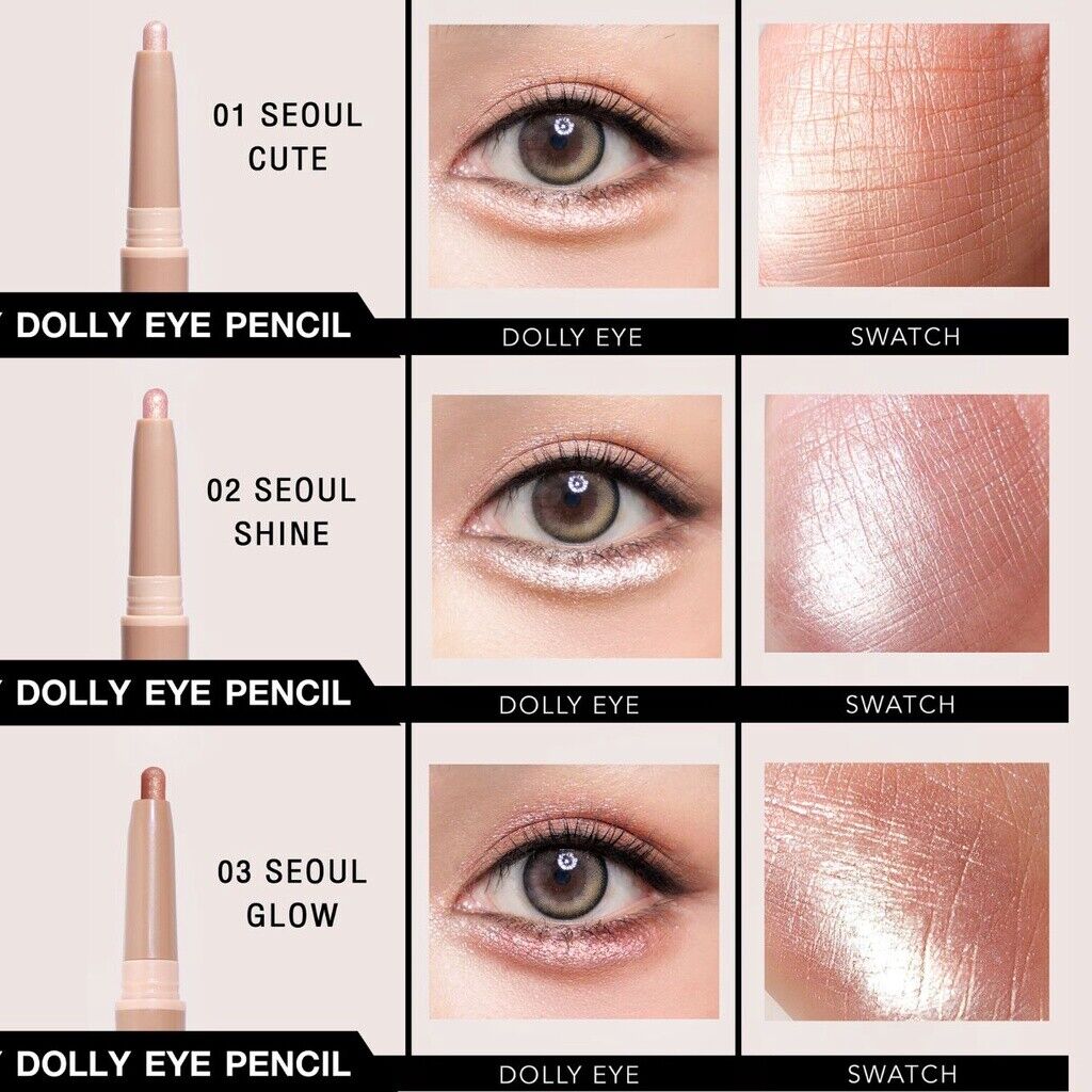 KATHY AMREZ Dolly Eye Pencil 2 in 1 Shading Hilight Waterproof Long Lasting