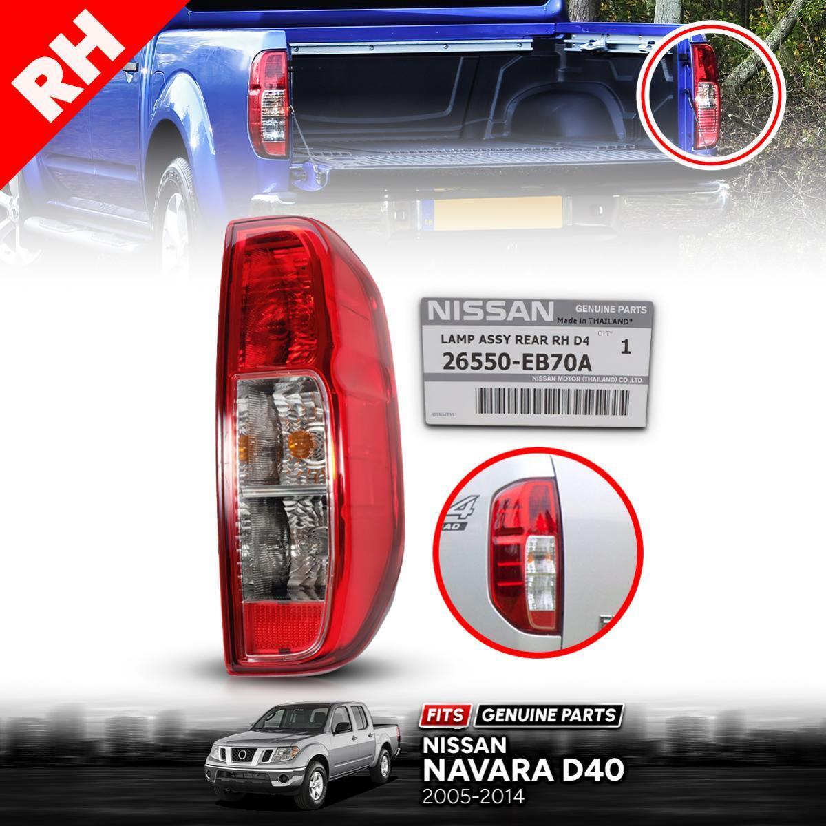 05-14 Fit Nissan Navara D40 Pickup Tail Lamp light Genuine Part Oem Ute Right