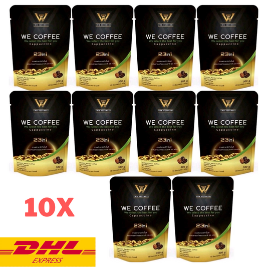 10x WE Coffee Instant Mixed 23in1 Cappuccino Arabica Herbal Healthy We Success