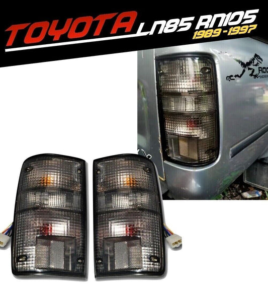 SMOKE TAIL LIGHTS REAR LAMP FIT TOYOTA PICKUP HILUX 89-1995 New