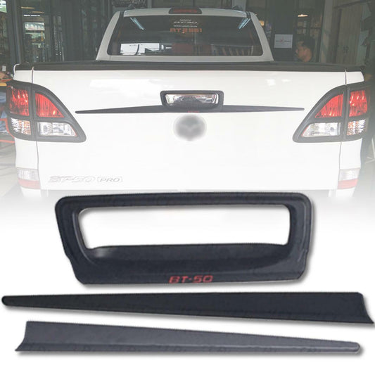 Black Tailgate Handle Bowl Cover Trim For Mazda BT-50 BT50 Pro Pickup 2012-2019